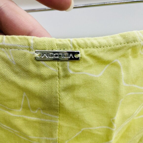 Volcom Juniors Size M/L Coco Tie-Waist Mini Sarong Swim Cover-Up in Green 2663 - Picture 7 of 10